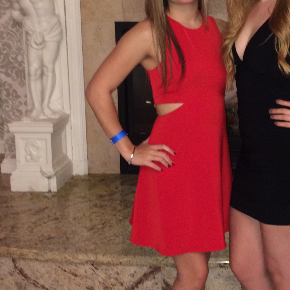 0 Red Express Dress